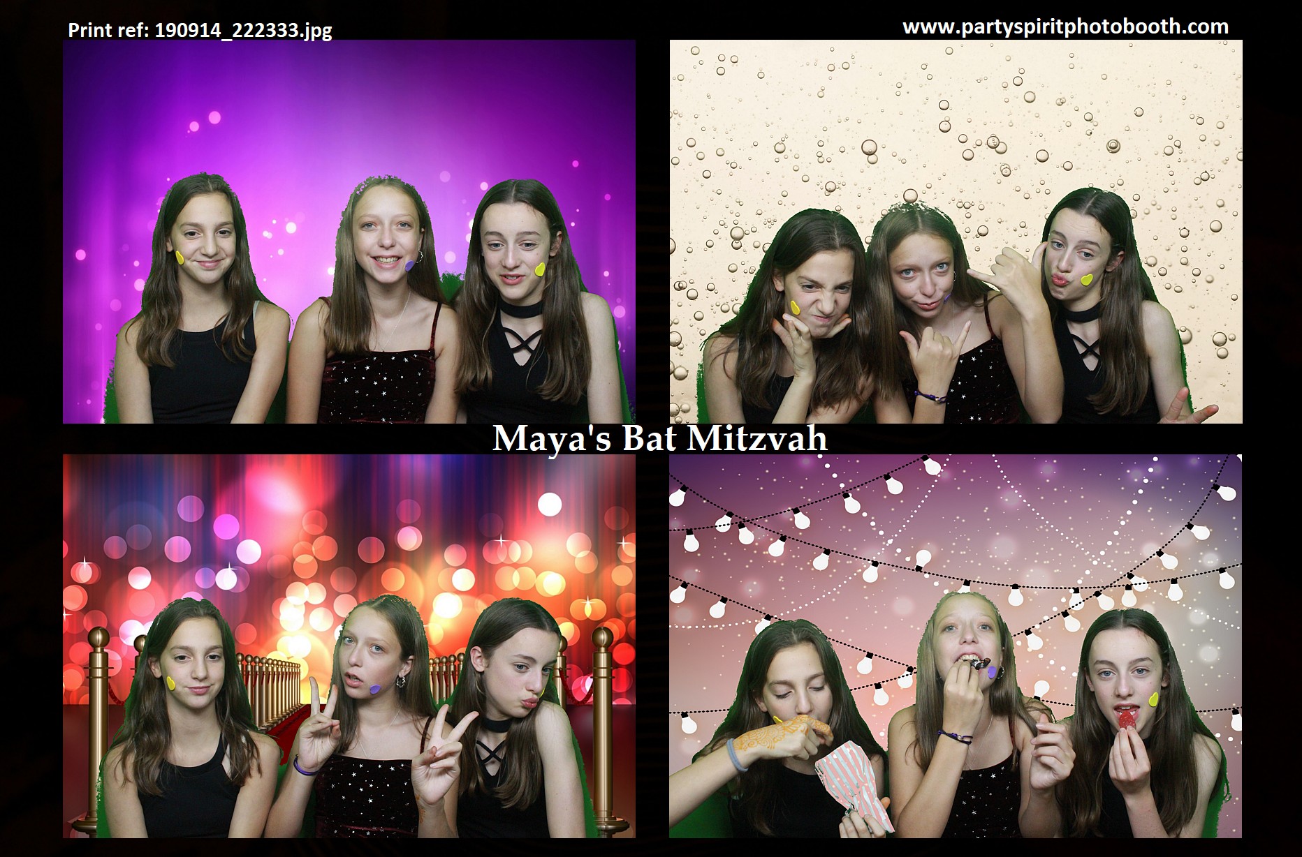 Maya's Bat Mitzvah | View more photos from the event at gallery.partyspiritphotobooth.com/u/PartySpiritPhotoBooth/Mayas-Bat-Mitzvah
